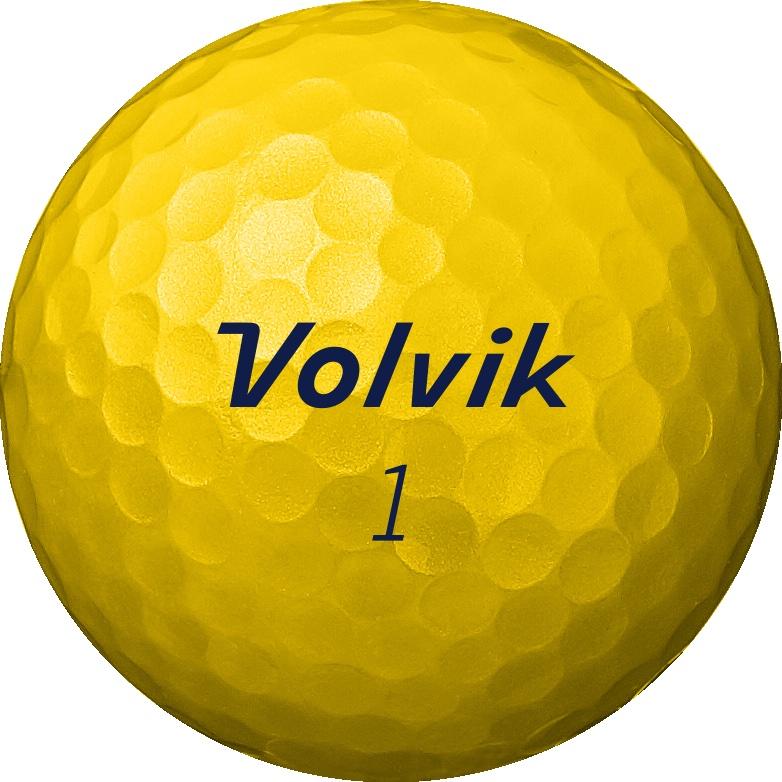 Box of 12 Volvik Solice Gold Golf Balls