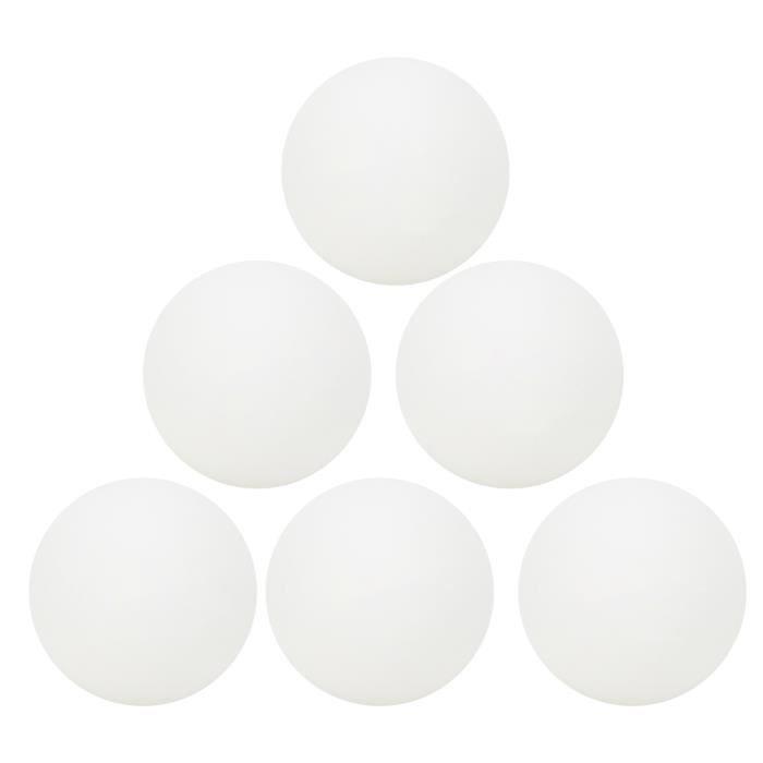 6 pelotas de tenis de mesa blancas Spacecourt