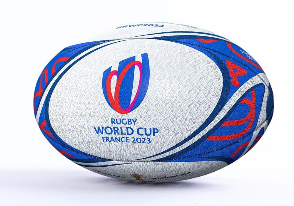 Réplica oficial del balón de rugby Gilbert de la final de la Copa Mundial de 2023