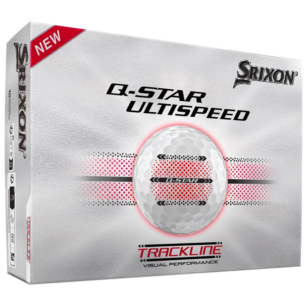 Box of 12 Srixon Ultispeed Trackline Golf Balls
