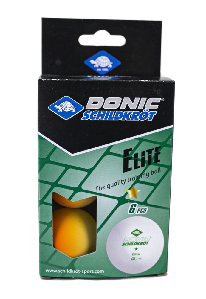 6 Donic Schildkröt Elite Table Tennis Balls