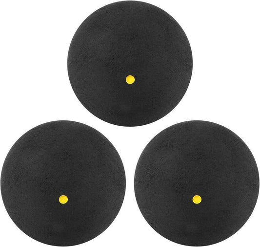Pelotas de squash con puntos amarillos de 3 cabezas para torneos