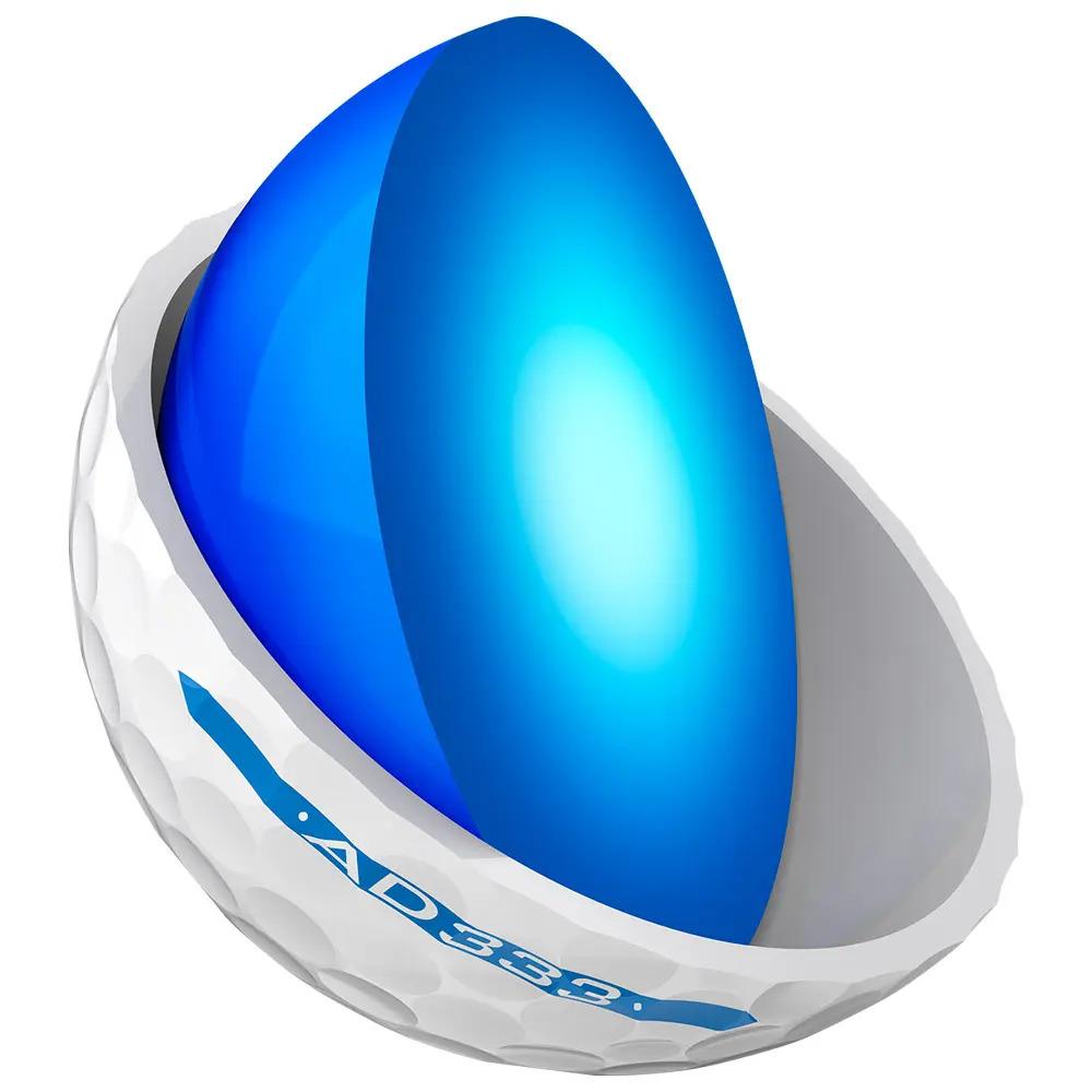 Caja de 12 pelotas de golf Srixon AD333 blancas nuevas