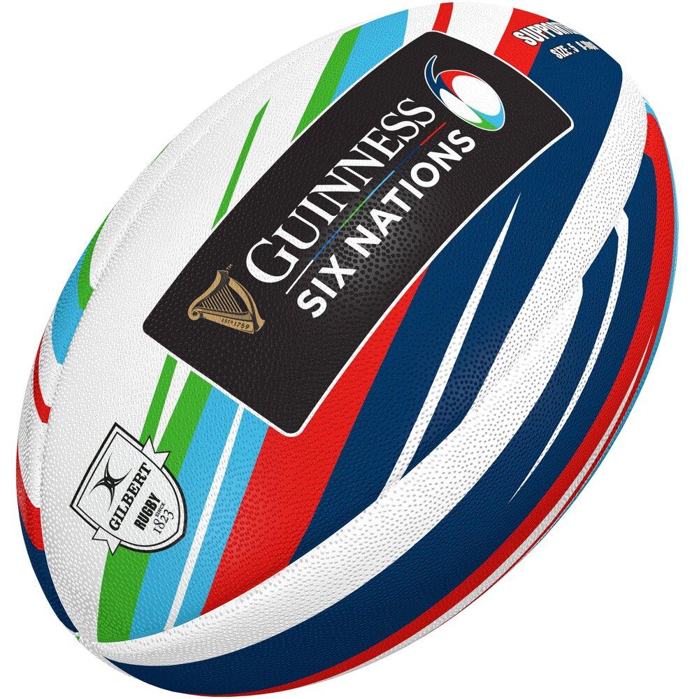 Ballon Rugby Gilbert Écosse Supporter Taille 5 – Caoutchouc Adhérent, Vessie Synthétique