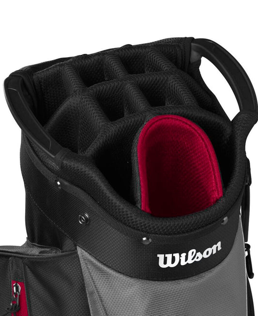 Wilson Feather Red Black Cart Golf Bag