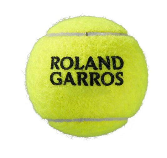 Tubo de 4 pelotas de tenis Wilson Roland Garros para todas las superficies