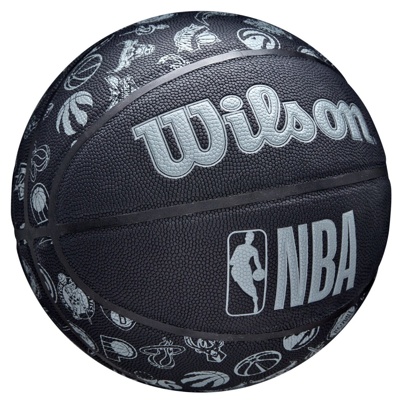Balón de baloncesto negro Wilson All Team NBA