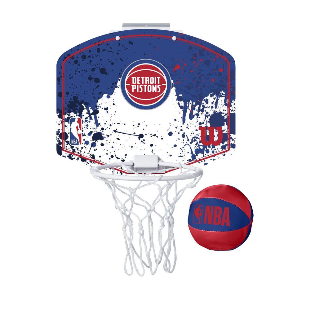 Mini aro de baloncesto Wilson NBA Detroit Pistons