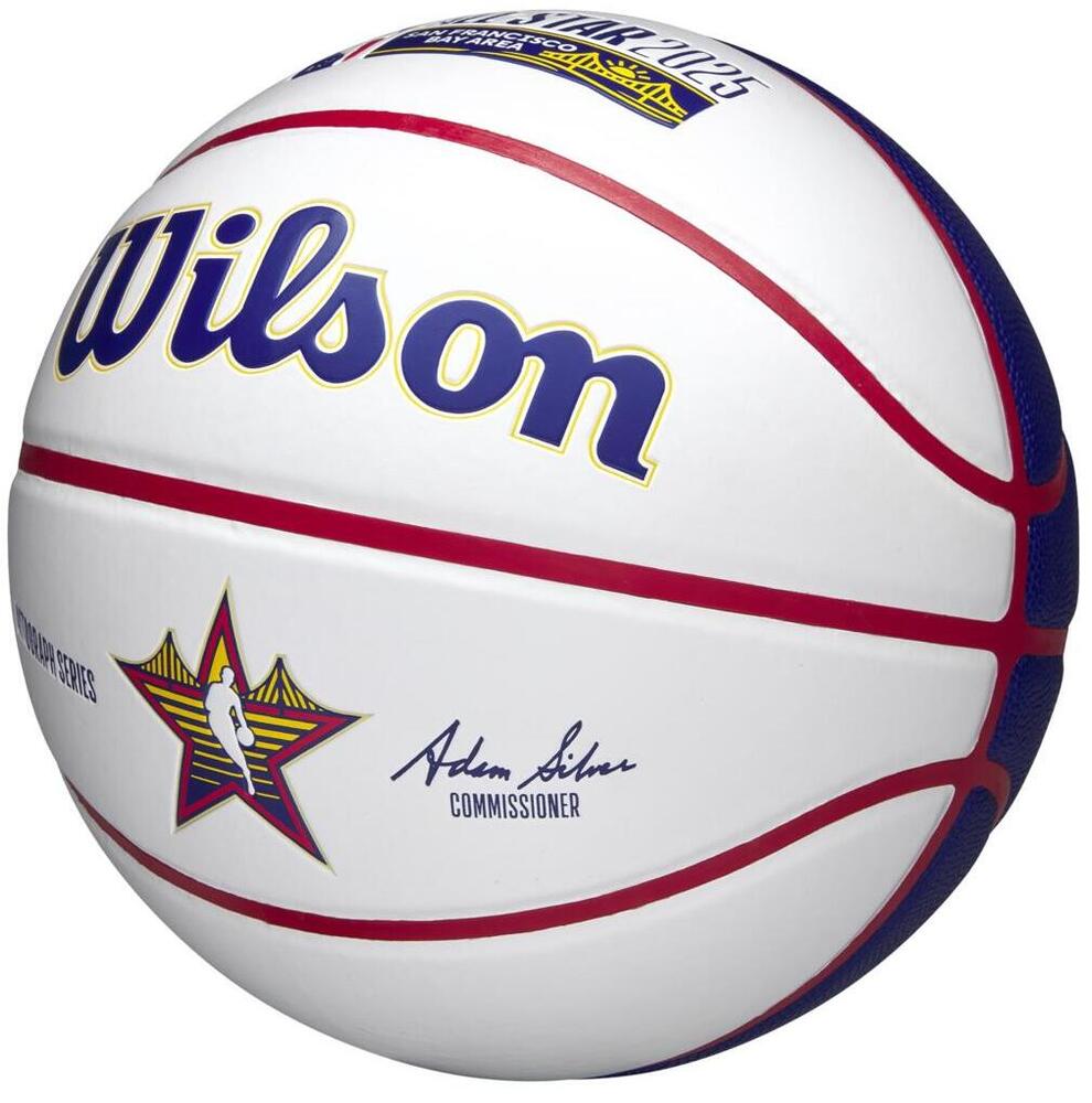 Balón de baloncesto autografiado por el equipo de la NBA Wilson T7