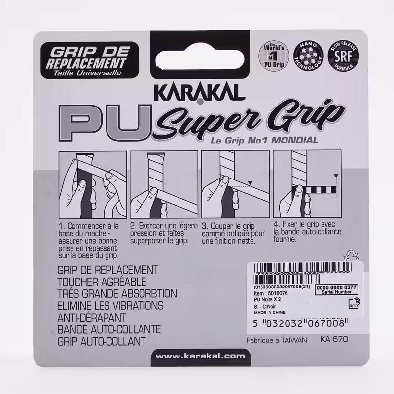 Grip Karakal super PU Rose - Blister de 2