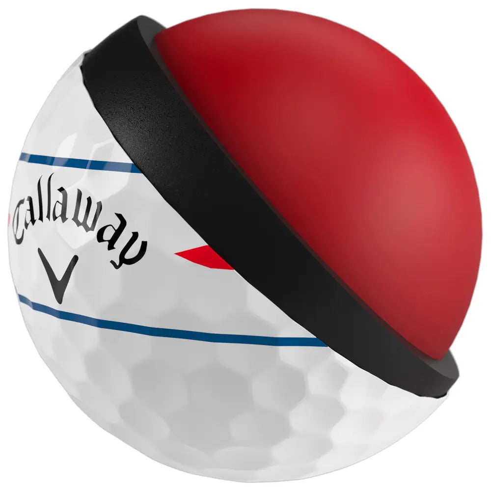 Boite de 12 Balles de Golf Callaway Chrome Soft Triple Track 360
