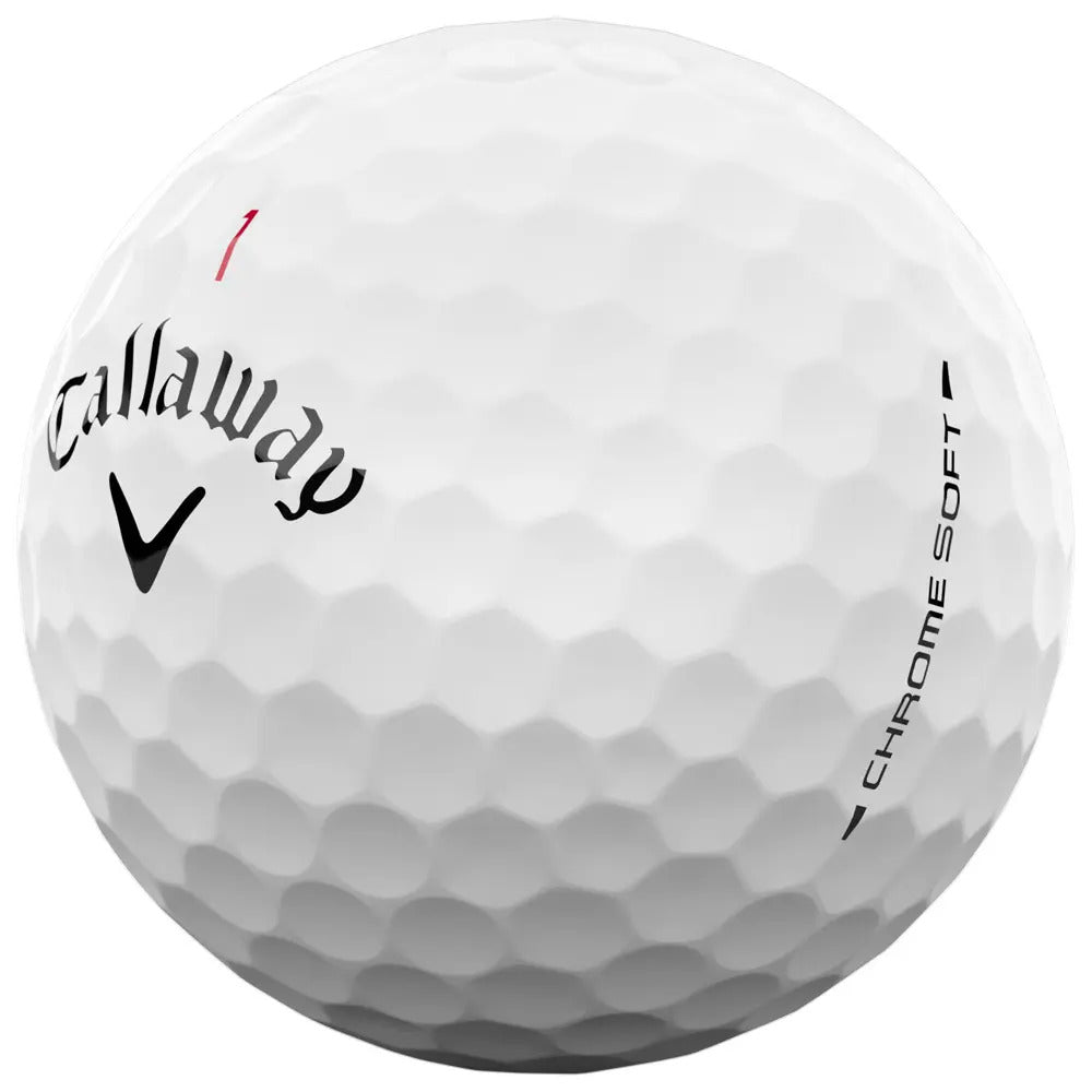 Boite de 12 Balles de Golf Callaway Chrome Soft Blanche