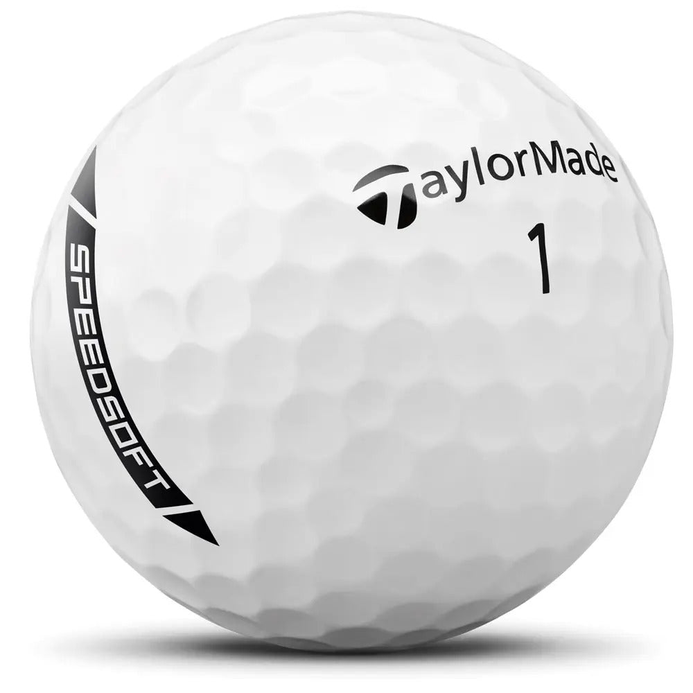 Boite de 12 balles de golf Taylormade SpeedSoft blanches