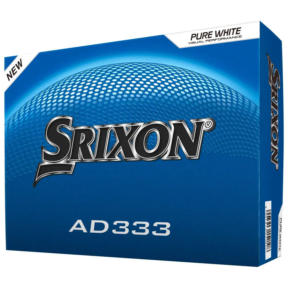 Boîte de 12 Balles de Golf Srixon AD333 Blanche New