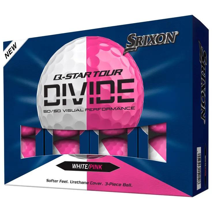 Box of 12 Srixon Q-Star Tour DIVIDE Golf Balls New