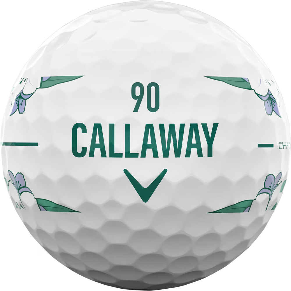 Boite de 12 Balles de Golf Callaway Chrome Tour Major Series