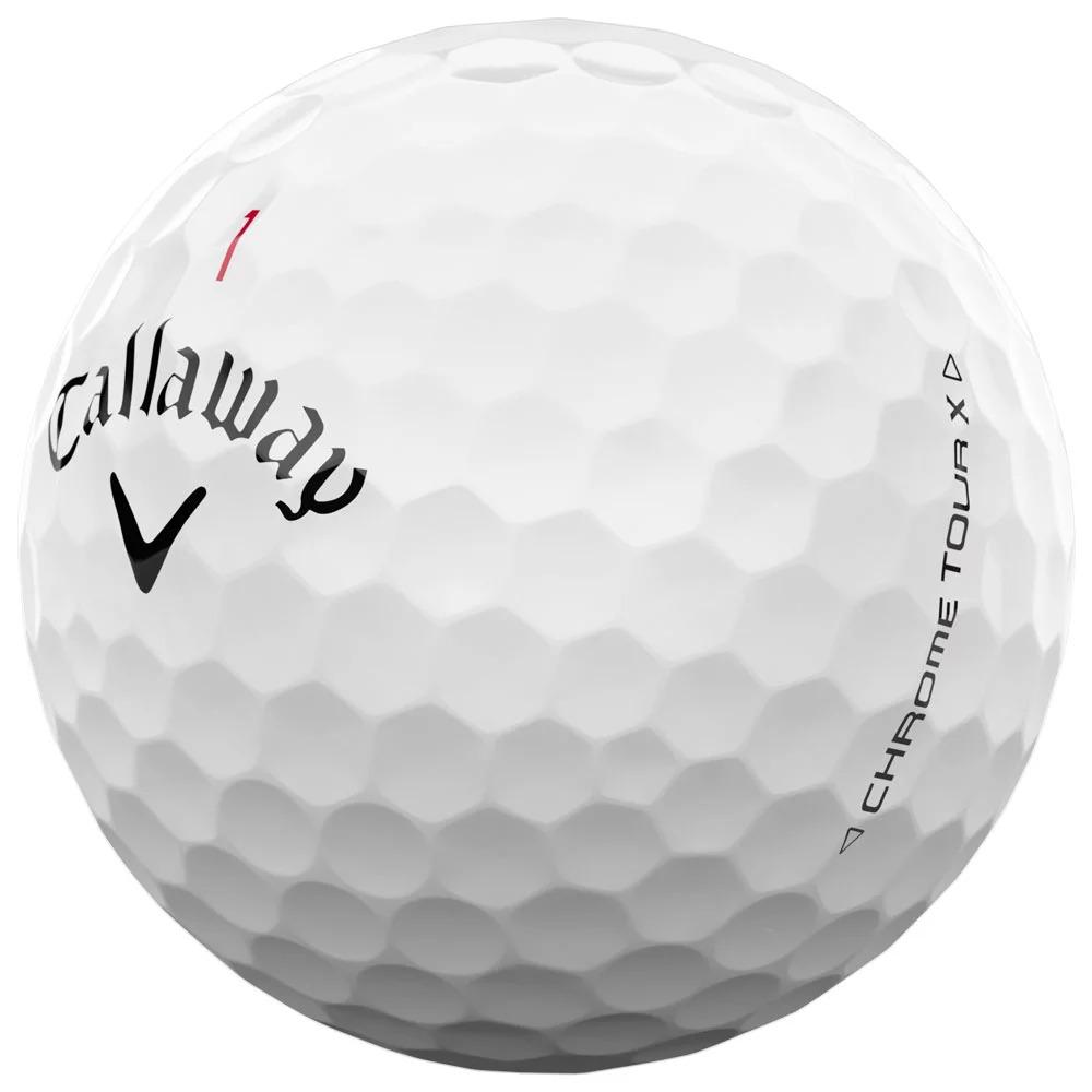 Caja de 12 pelotas de golf Callaway Chrome Tour X