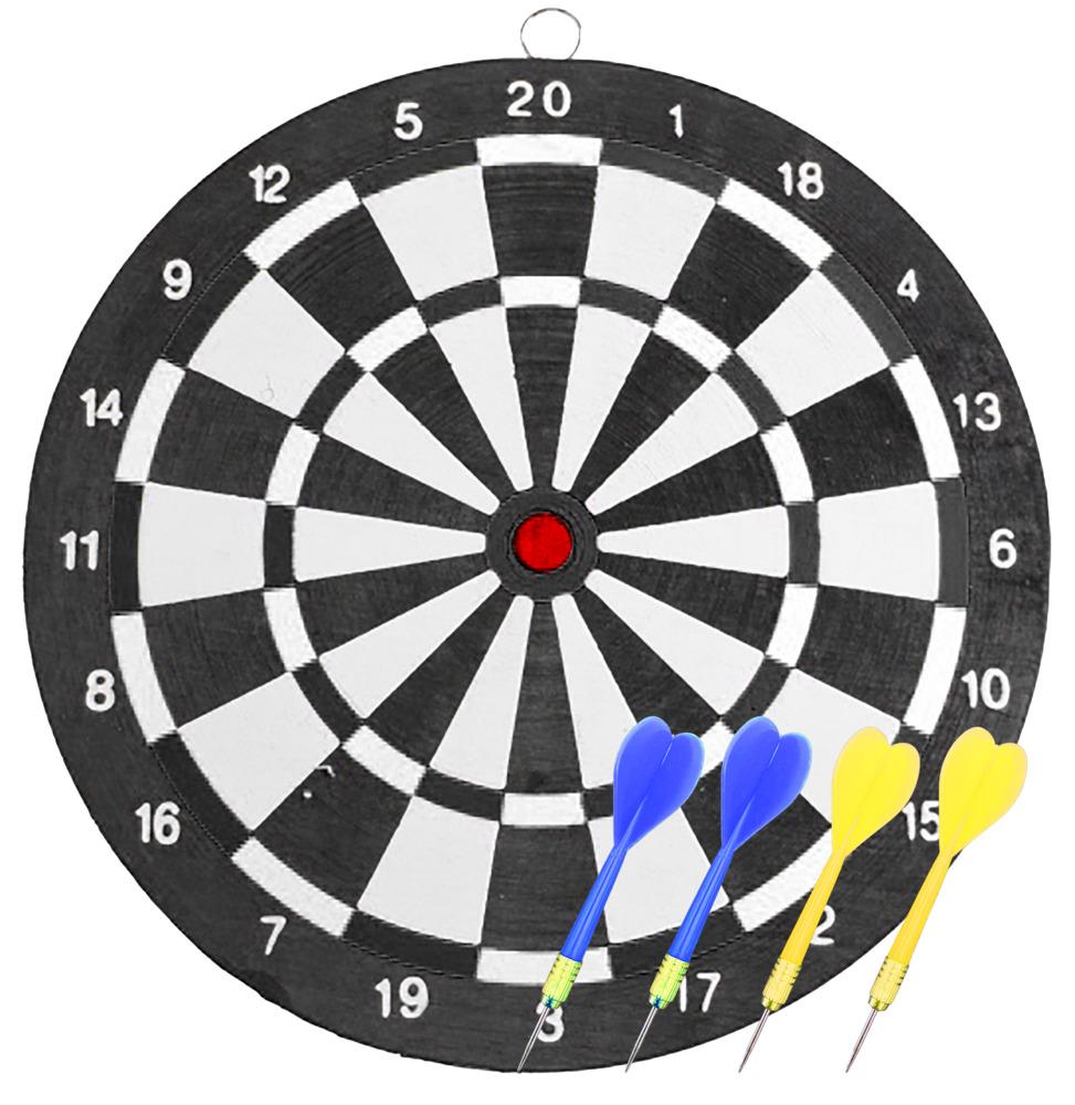 Juego de diana y dardos Unicornio, 25 cm