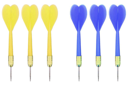 Jeu de 6 fléchettes SPORT & FUN Pointe Acier