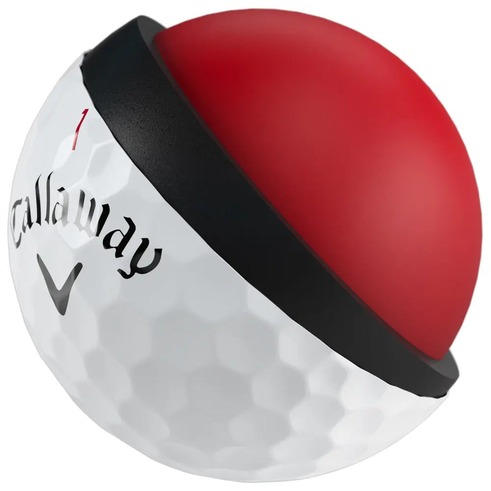 Boite de 12 Balles de Golf Callaway Chrome Soft Blanche