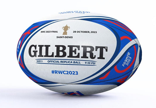 Réplica oficial del balón de rugby Gilbert de la final de la Copa Mundial de 2023