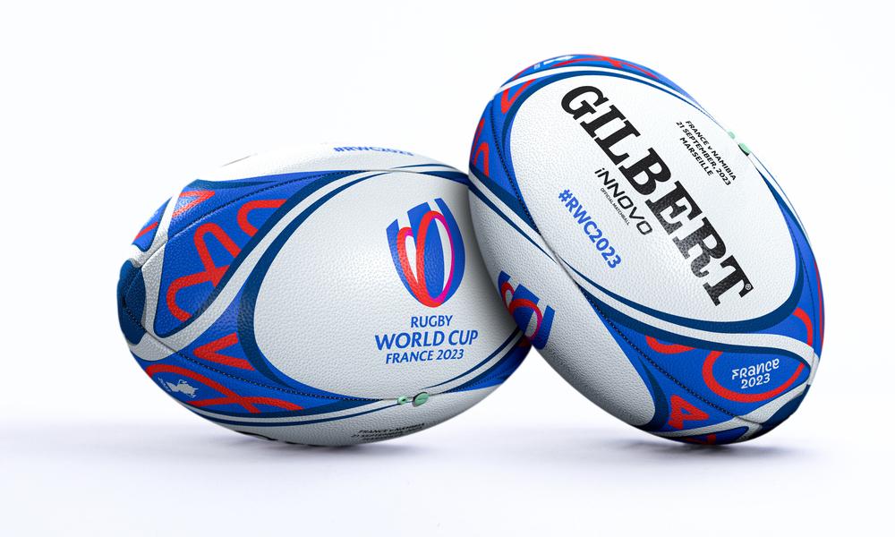 Ballon de Rugby Gilbert Officiel Coupe du Monde 2023 France - Namibie