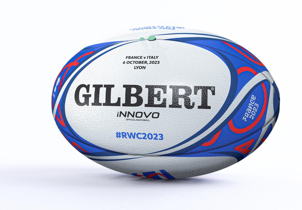Balón oficial de rugby Gilbert Copa Mundial Francia-Italia 2023