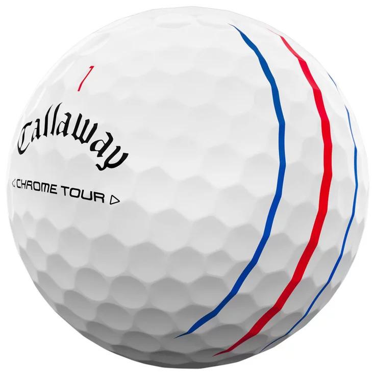 Caja de 12 pelotas de golf Callaway Chrome Tour Triple Track