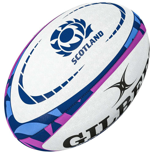 Ballon de Rugby Gilbert Ecosse Tartan