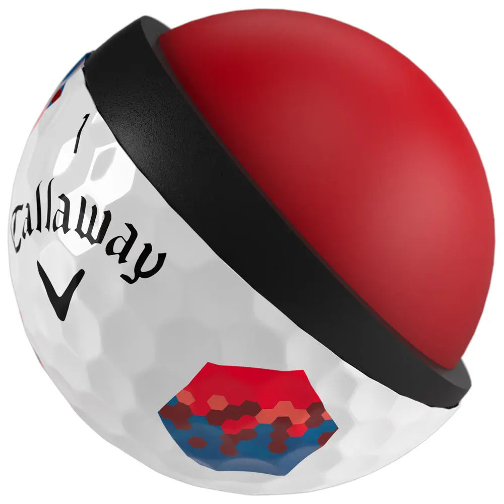 Boite de 12 Balles de Golf Callaway Chrome Soft TruTrack