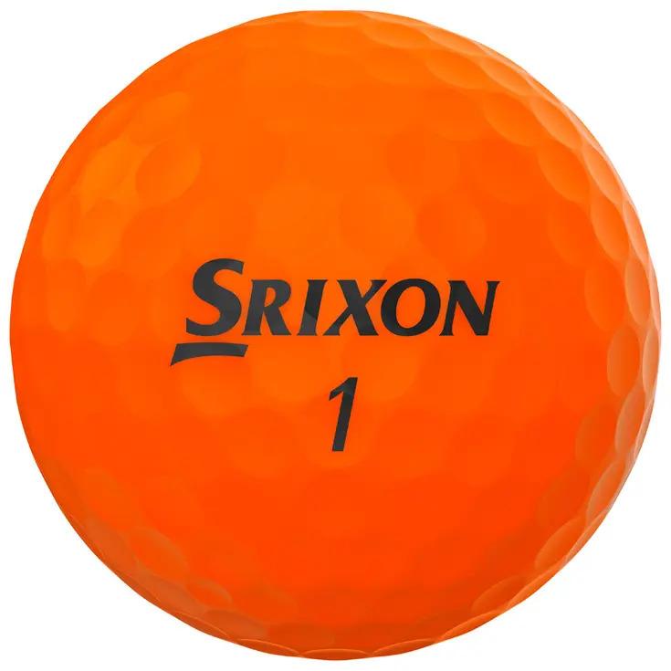Box of 12 Srixon Soft Feel Brite Orange Golf Balls