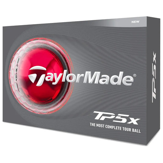 Boite de 12 Balles de Golf TaylorMade TP5 X Blanches