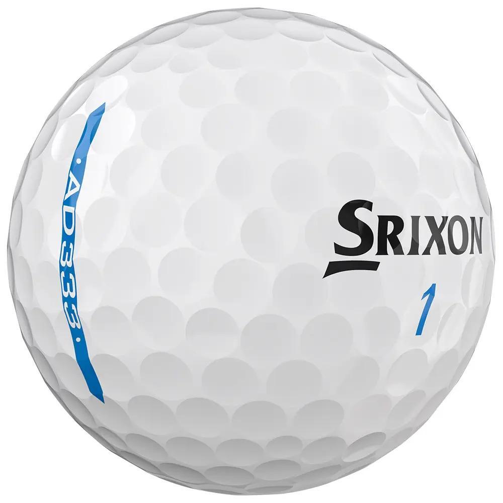 Caja de 12 pelotas de golf Srixon AD333 blancas nuevas
