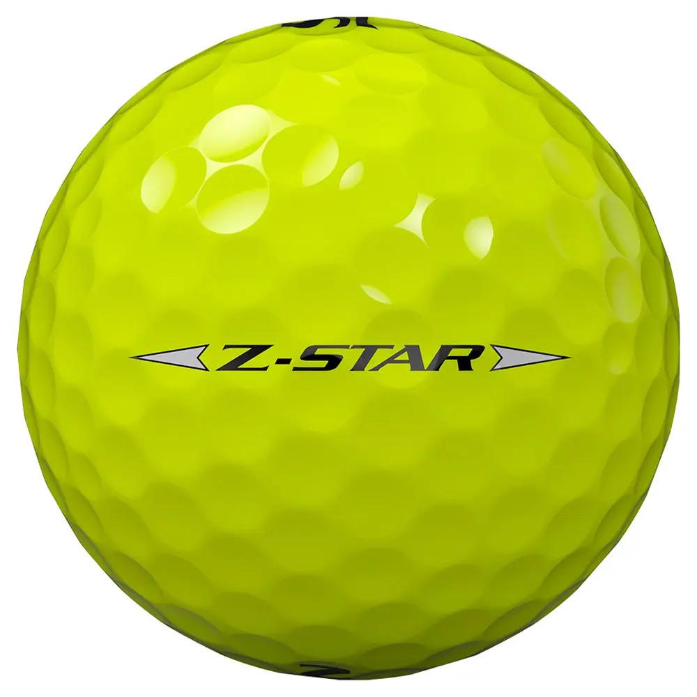Caja de 12 pelotas de golf Srixon Z-Star amarillas nuevas
