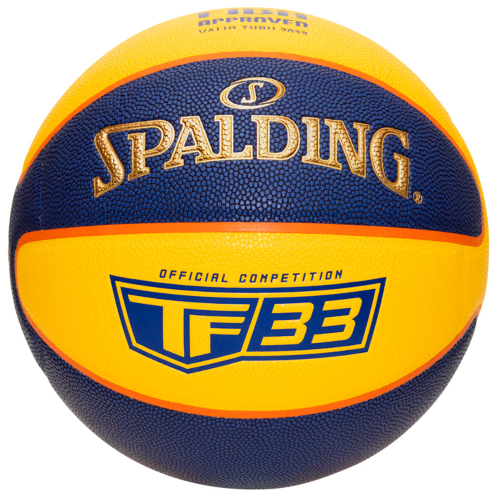 Balón de baloncesto oficial Spalding TF33 Gold