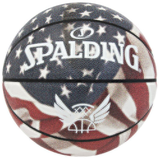 Balón de baloncesto Spalding Rubber Stars &amp; Stripes
