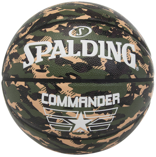 Balón de baloncesto de camuflaje Spalding Commander