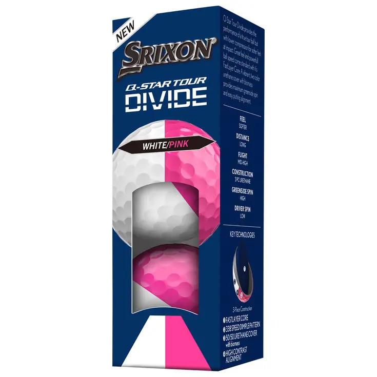 Box of 12 Srixon Q-Star Tour DIVIDE Golf Balls New