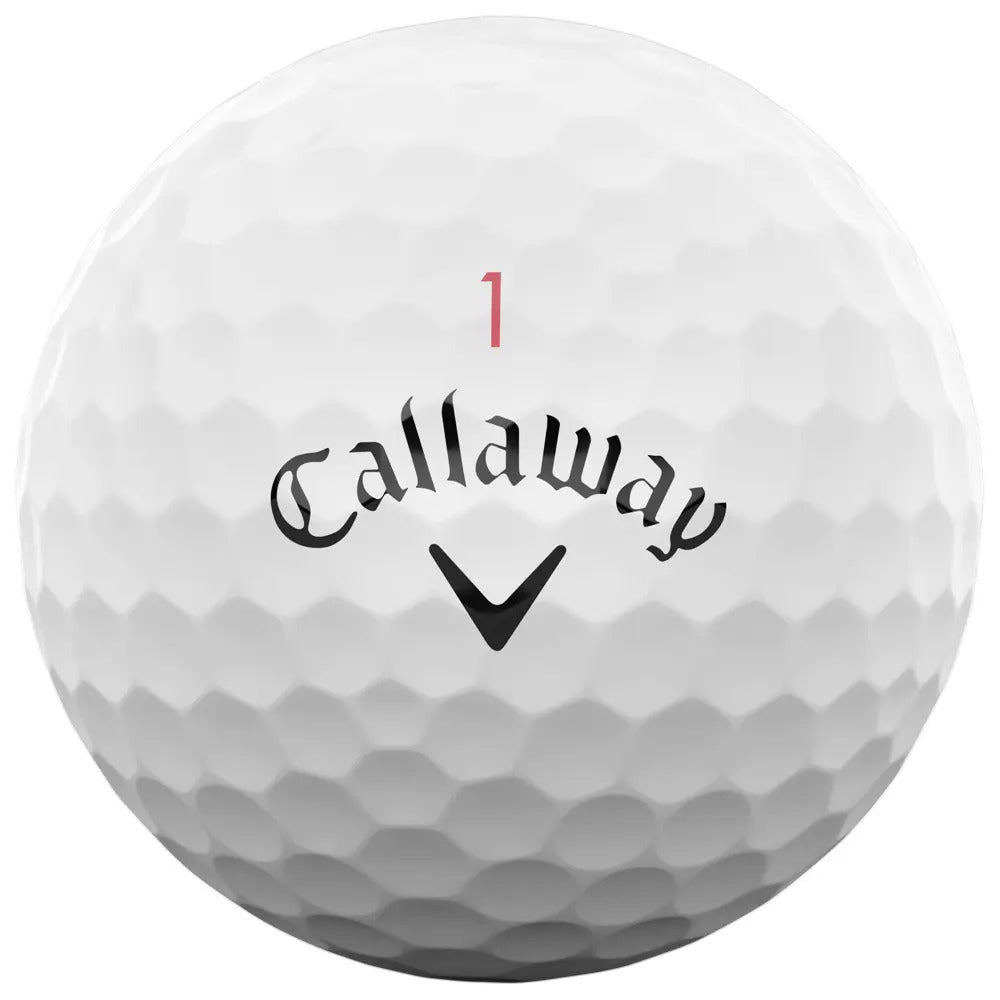 Boite de 12 Balles de Golf Callaway Chrome Soft Blanche