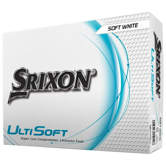 Box of 12 Srixon Ultisoft White Golf Balls (New)