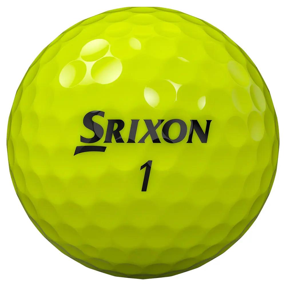 Caja de 12 pelotas de golf Srixon Z-Star amarillas nuevas