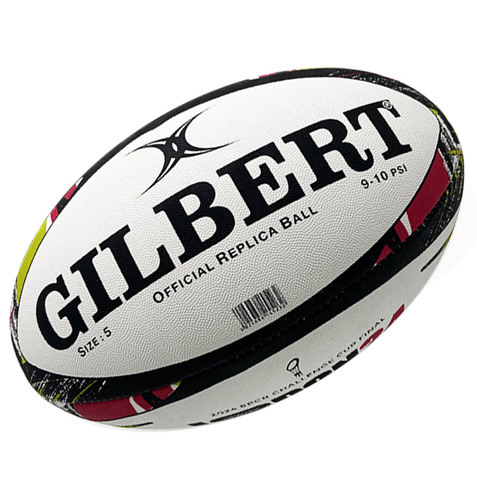 Réplica del balón de rugby Gilbert de la final de la Copa Desafío EPCR 2024