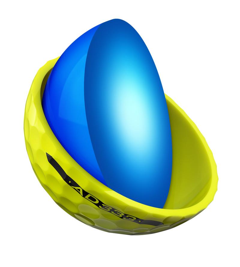 Boîte de 12 Balles de Golf Srixon AD333 Jaune New