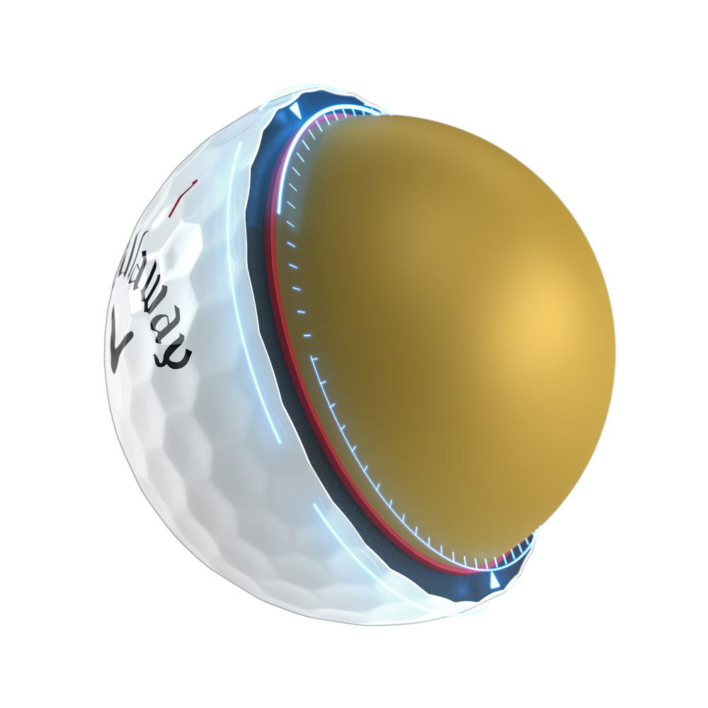 Caja de 12 pelotas de golf Callaway Chrome Tour Triple Track