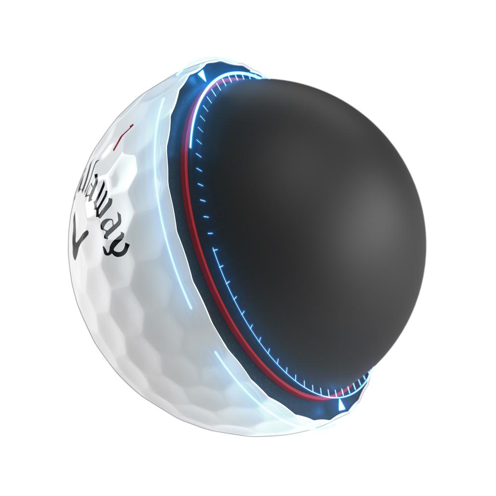 Caja de 12 pelotas de golf Callaway Chrome Tour X