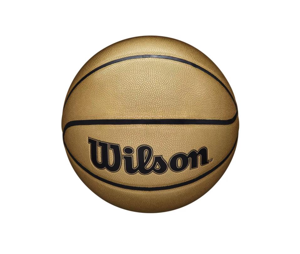 Balón de baloncesto mini Wilson NBA Gold Edition