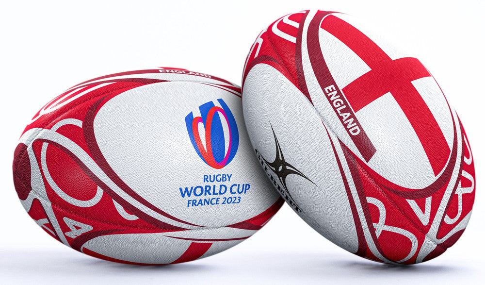 25 balones de rugby Gilbert de la Copa Mundial de Inglaterra 2023