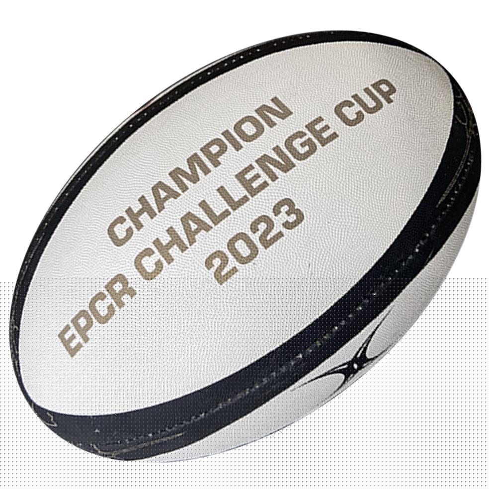 Balón de rugby Gilbert RCT ganador de la Challenge Cup 23