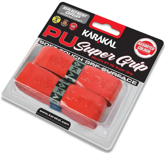 Grip Karakal super PU Rouge - Blister de 2