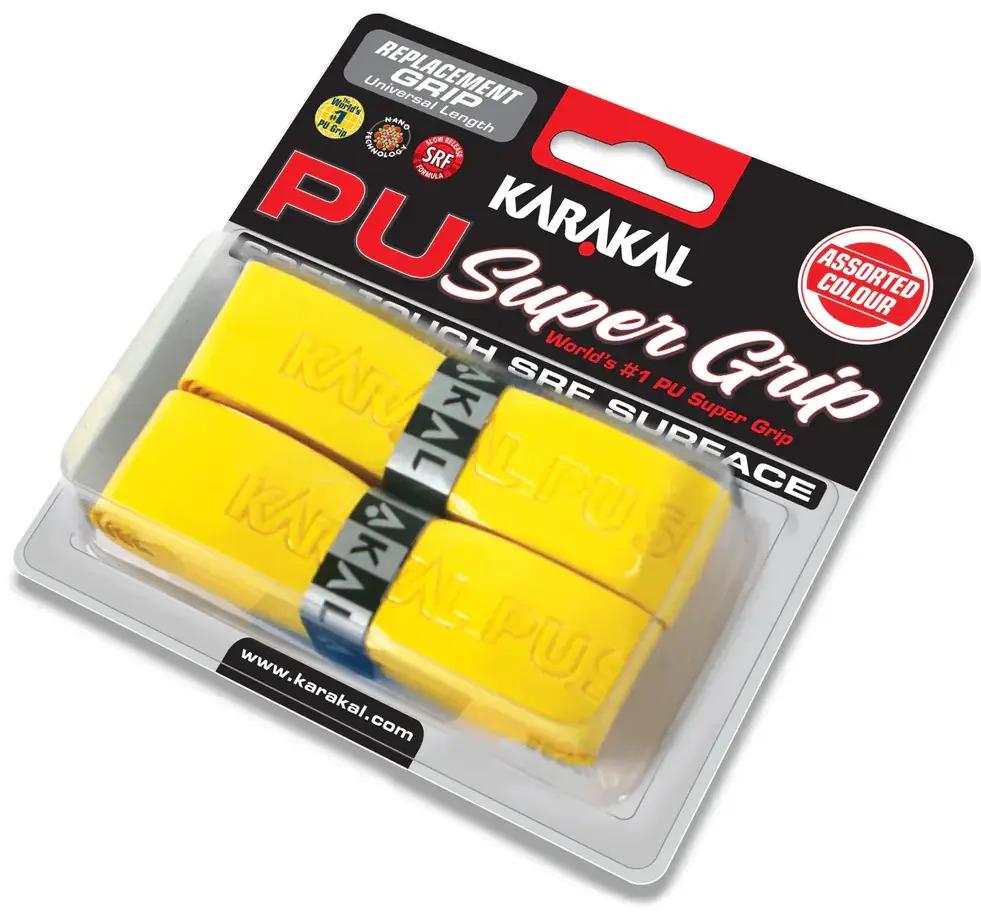 Grip Karakal super PU Jaune - Blister de 2